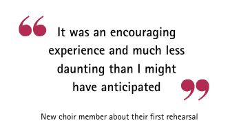 Quote - it was an encouraging experience and much less daunting than I might have anticipated